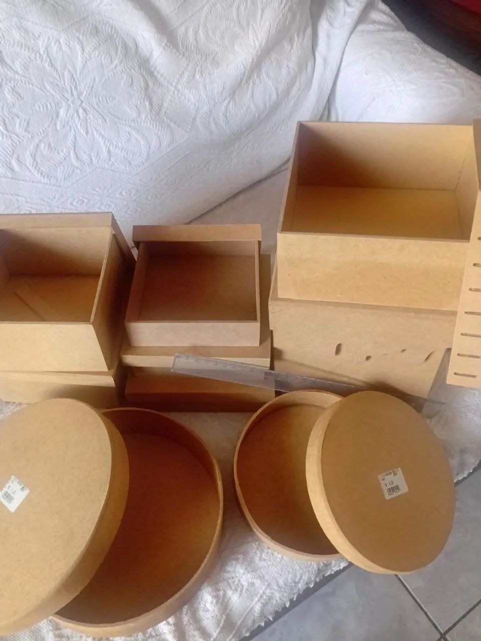 R$75 Lotes de Caixas MDF para Artesanato. - Foto 2