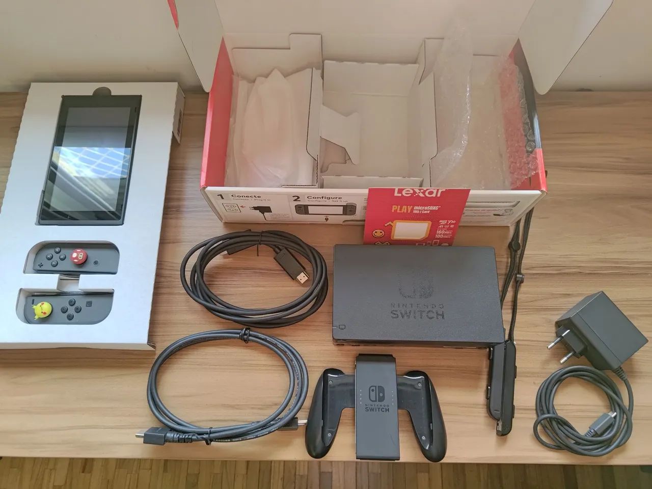 Nintendo Switch V2 desbloqueado + SD 256GB + Case - Foto 3