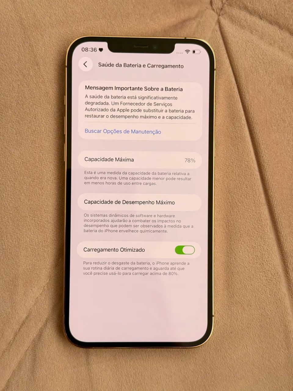 iPhone 12 Pro Max 256GB Dourado - Único Dono - Foto 3