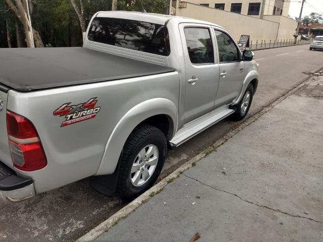 Toyota Hilux 3.0 SRV 4X4 CD 16v Turbo Itercooler, 171cv, cor prata, ano 2012 - Foto 5