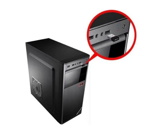 Adaptador Receptor WiFi Wireless Usb Wi-fi 600mbps - Foto 2