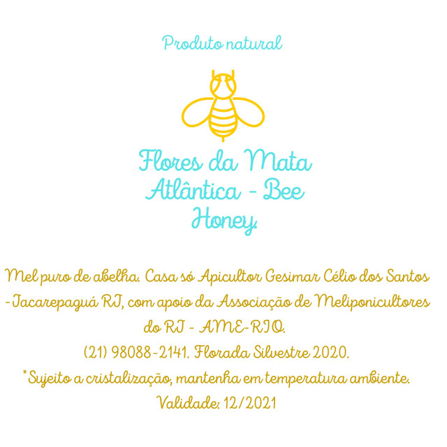 Mel 100% orgânico- Flores da Mata Atlântica - Foto 2