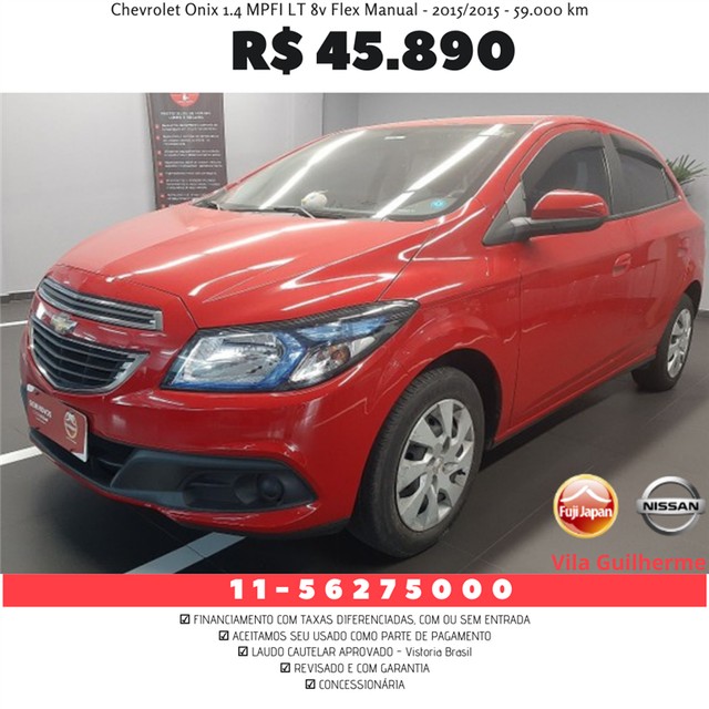 CHEVROLET ONIX 1.4 MPFI LT 8V FLEX 4P MANUAL