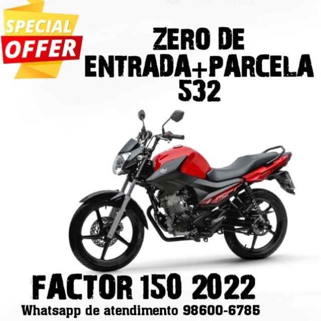 FACTOR 150 UBS, NA CONCESSIONÁRIA YAMAHA BRAGA MOTOS GRANDE CIRCULAR