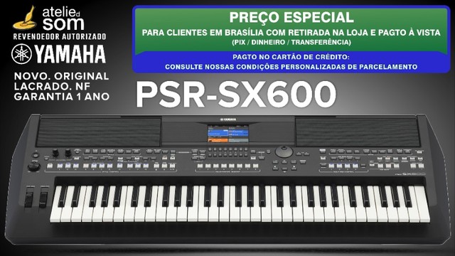 Teclado Arranjador Psr-sx600 - Yamaha