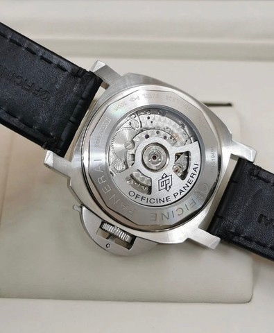 Relógio Panerai Luminor Marina Automático Couro Novo - Foto 4