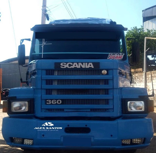 Conjunto Scania 113 360 4x2 Graneleiro Guerra 