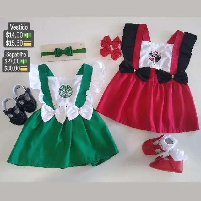 Atacado roupa de boneca 5 peças, mini vestido fofo, camiseta