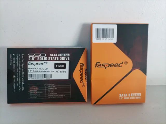 HD SSD 512Mb Faspeed - Computadores e acessórios - Vila São Luís