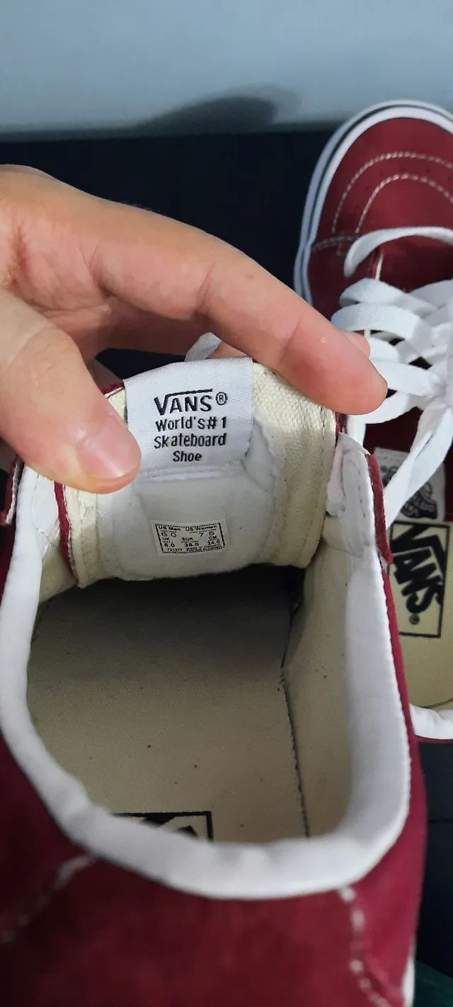 Tênis vans sk8 low vermelho novo - Foto 6