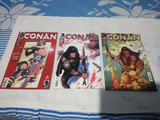 CONAN Editora Mythos números 0, 1 e 50 (último número)