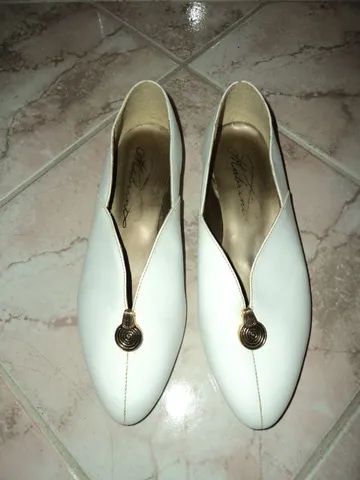 Sapato Social Feminino Branco - Foto 2