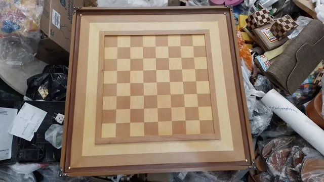 Tabuleiro 4 em 1 domino/cartas/xadrez e dama. - Foto 4