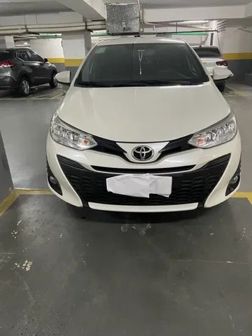 Toyota Yaris Hatch xl  1.3 Branco Perolado 2019 único dono