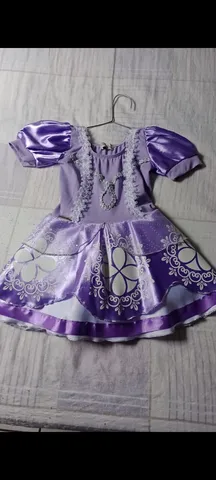 Vestido Princesa Sofia 4 Anos, Roupa Infantil para Menina Usado 81038486