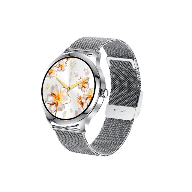 SmartWatch Level LVW-30, Tela TFT de 1.32", compatível com iOS e Android Silver