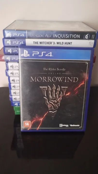 The Elders Scrolls Online Morrowind Ps4 Mídia Física, perfeitinho. Faço envio!