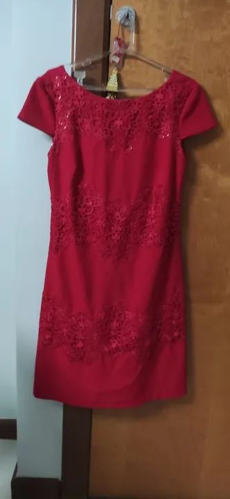 vestido com detalhes rendados - Foto 2