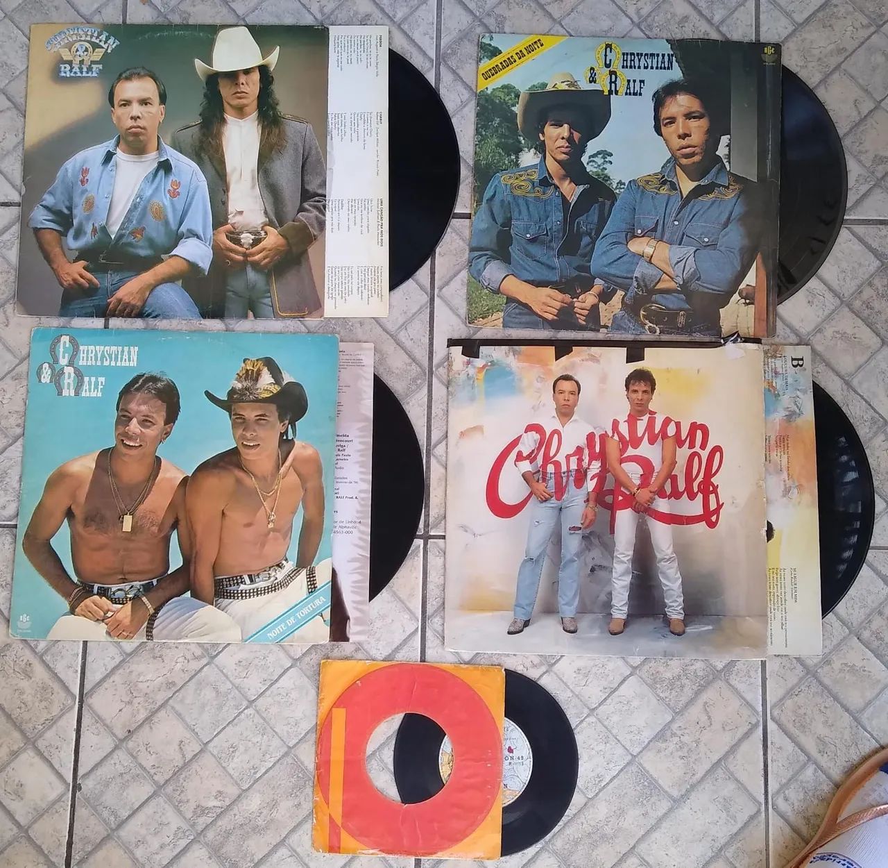 Coleção disco vinil LP Christian e Ralf compact disc sertanejo  - Foto 3