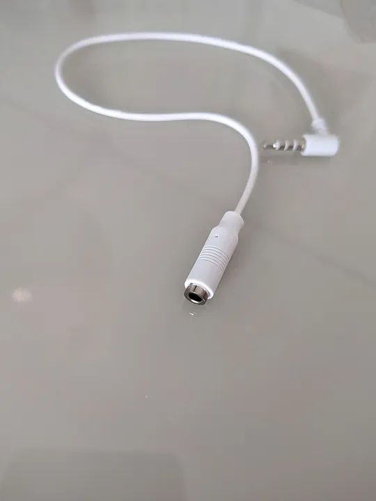 Cabo extensor p3 para fone de ouvido 30cm - Foto 5