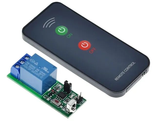 Controle Remoto Ir + Relé 1 Canal 5v Automação Residencial  Arduino Automação COD-AM472 