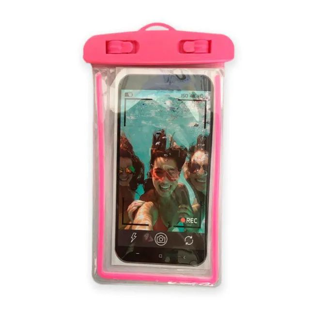 Capa De Celular Bolsa Impermeavel  22,5x11,7cm Mb84362