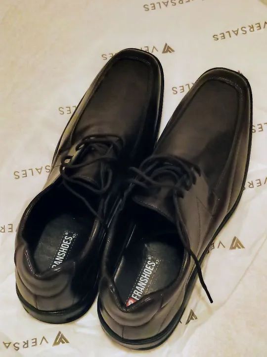 Sapato social marrom em couro. - Foto 4