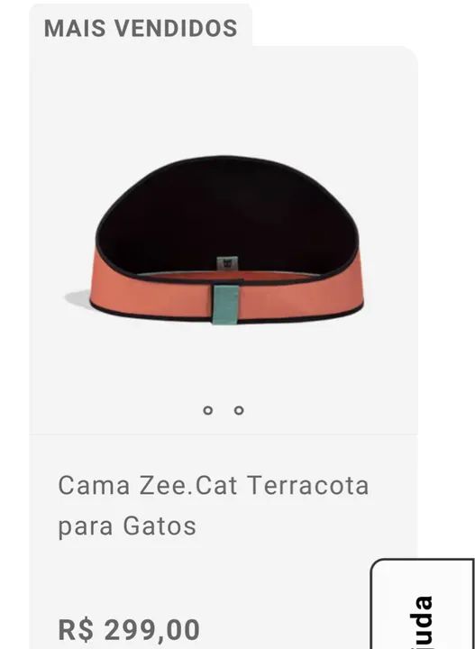 Cama Zee.Cat Terracota para Gatos 