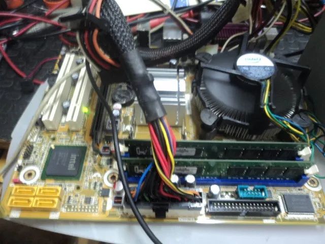 motherboard intel dg41cn c/ processador e memoria