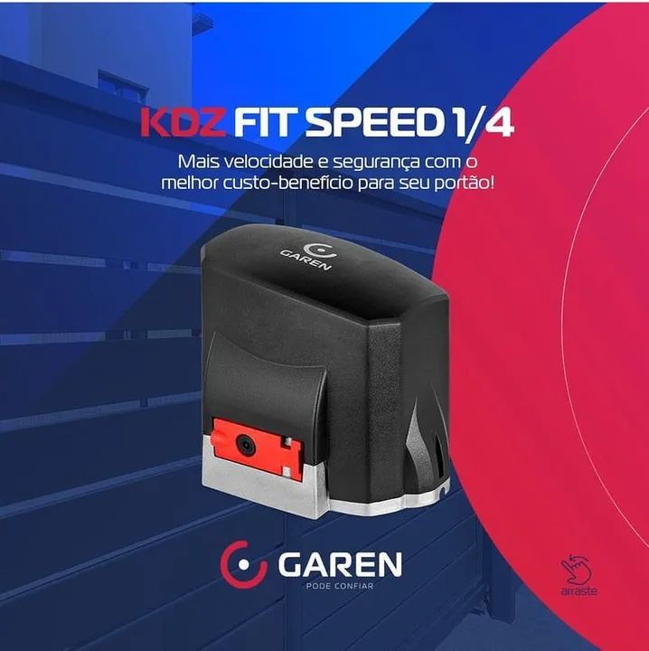 Motor de Portão Automático KDZ Fit Speed 1/4 - Garen