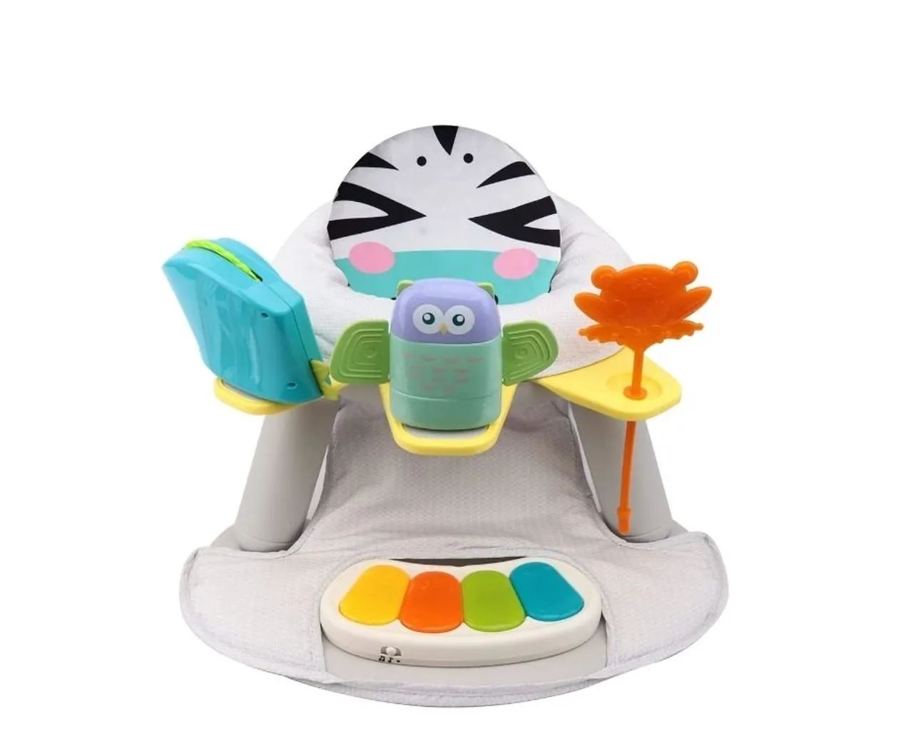 Assento para Bebê com Brinquedos - Zebra