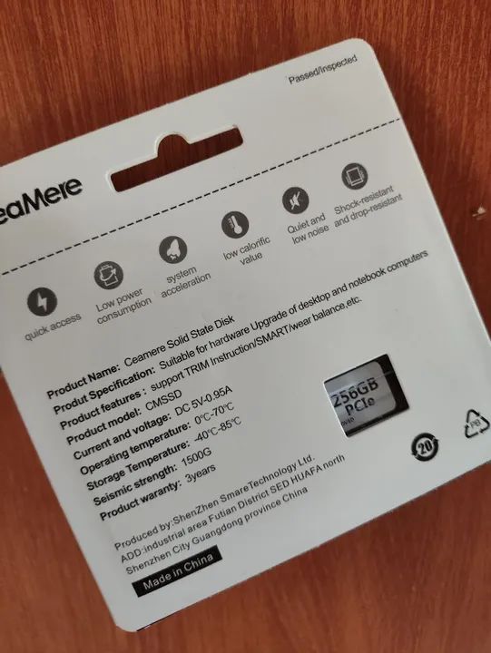 M.2 NVMe 256gb com windows 10 - Foto 2