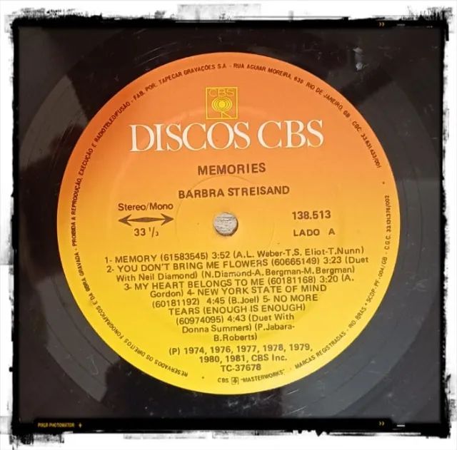 LP Vinil: Barbra Streisand - Memories - Foto 5