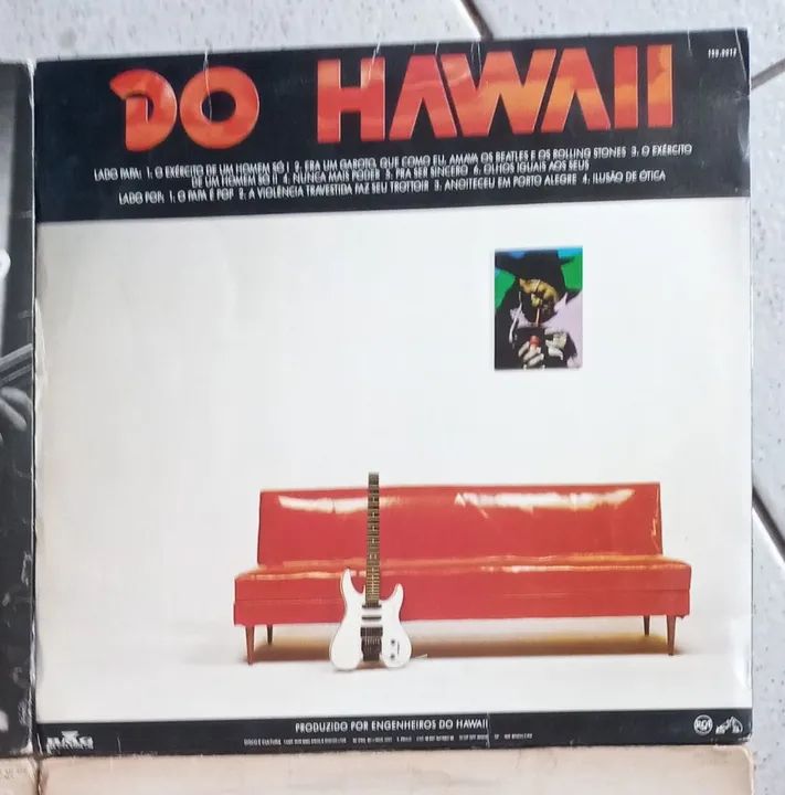 Lp Engenheiros Do Hawaii O Papa É Pop Disco De Vinil  - Foto 2