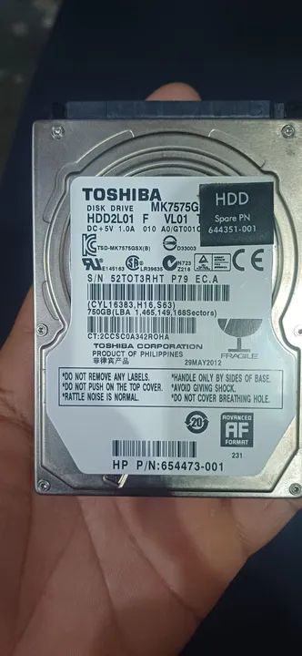 HD Toshiba 750GB - Foto 2