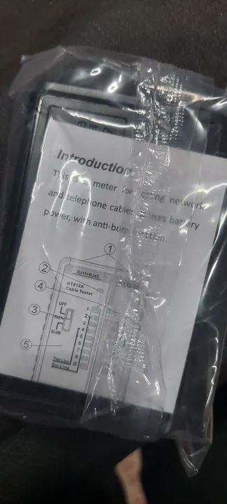 Tester de Cabo de Rede Habotest HT812A RJ11+RJ45 - Foto 3