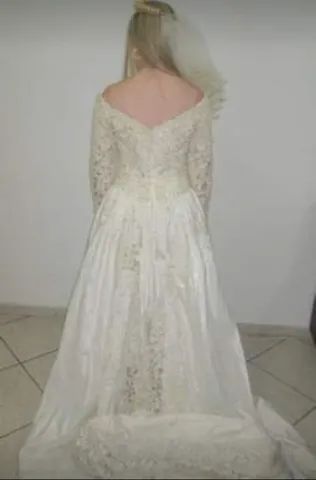 Vestido de noiva cor champanhe  - Foto 5