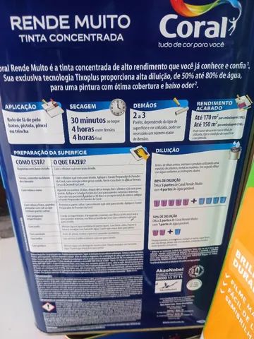 Tinta coral rende muito lata  - Foto 2