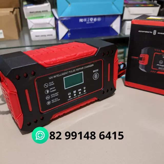 Carregador de Bateria Carro e Moto Potente + Entrega Grátis e Garantia  - Foto 2