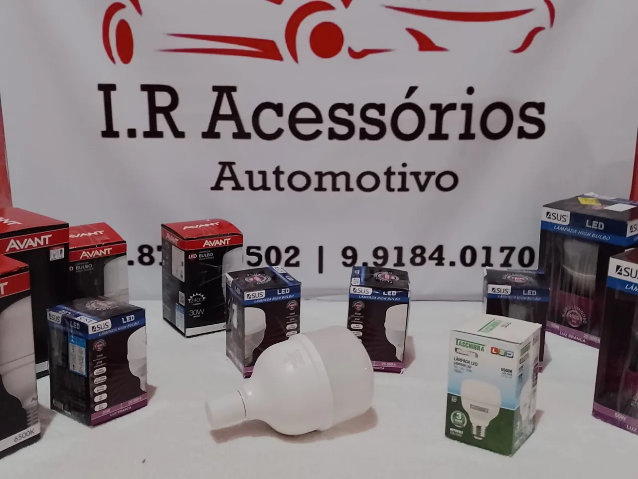 Lâmpada e sport led com 9, 20 30 50 e 100w aceito cartão!