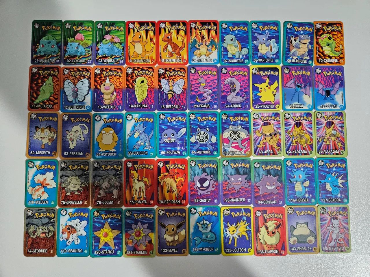 Coleção Supercartas Pokemon Original Elma Chips 1999