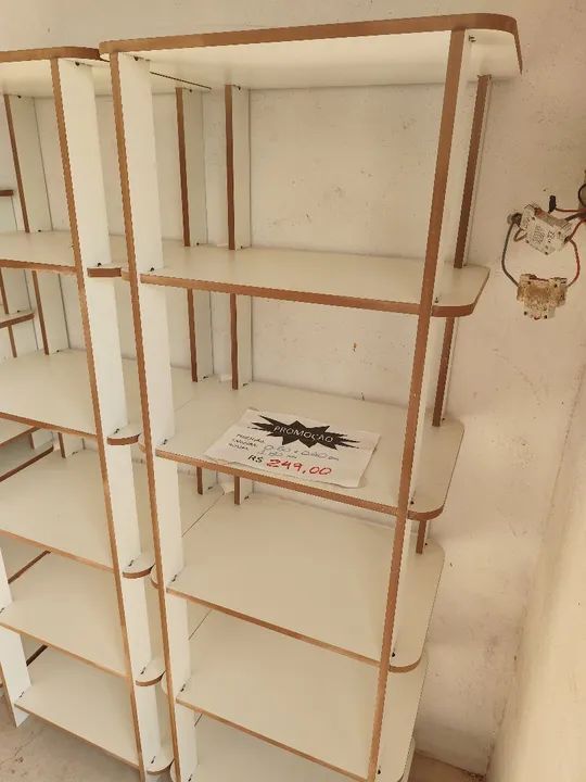Móvel expositor em MDF prateleira multiuso pronta entrega - Foto 4