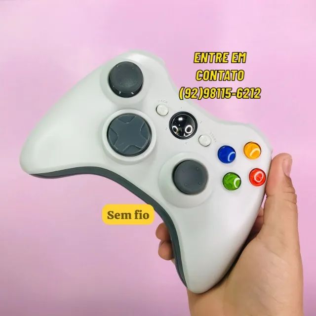 Controle Xbox 360 Sem Fio Wireless-Entregas 9h as 22h - Foto 4