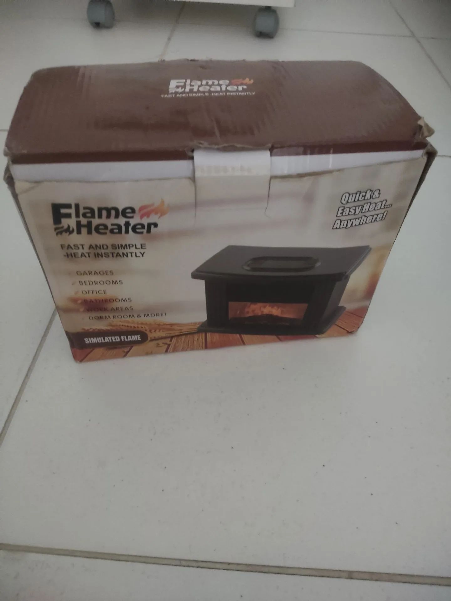 Aquecedor lareira elétrica 