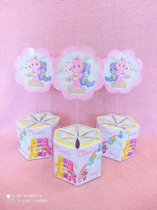 Caixas personalizadas pra festa ursinhos carinhosos  - Foto 3