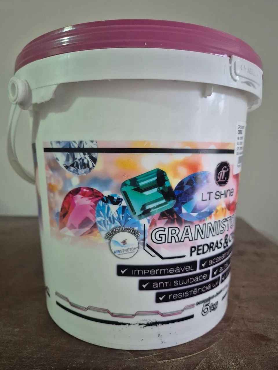 GRANNISTONE Pedras e Cristais cor cinza Hemattita a 5KG - Foto 3