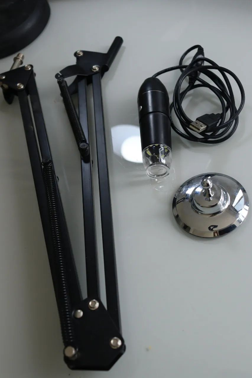 Microscópio Digital USB com Suporte Articulado64253347951233121