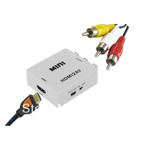 Conversor De Hdmi Para Av ( Rca ) Vídeo 1080p Com Audio - Hdmi X Av hdmi2av - Loja Coimbra - Foto 3