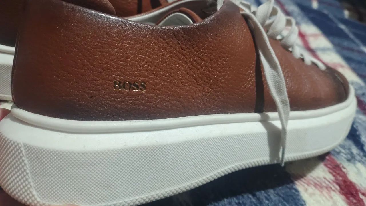 Tênis Hugo Boss couro - Foto 3