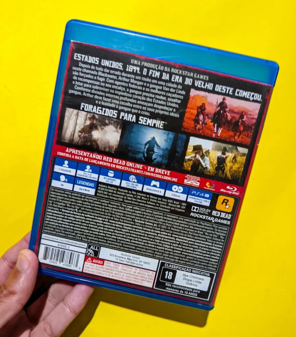 Red Dead Redemption 2 - PS4 MÍDIA FÍSICA  - Foto 3